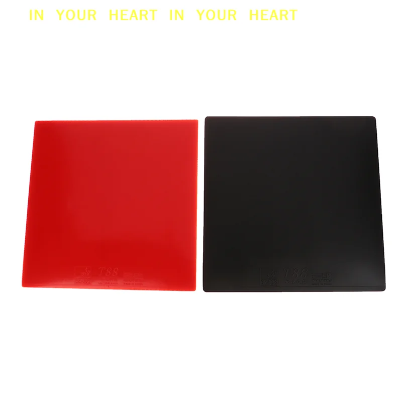 【X】1Pc Table Tennis Rubber For T88 ULTRA Spin Table Tennis Rubber Half-sticky Speed Training Pimples Ping Pong Sponge