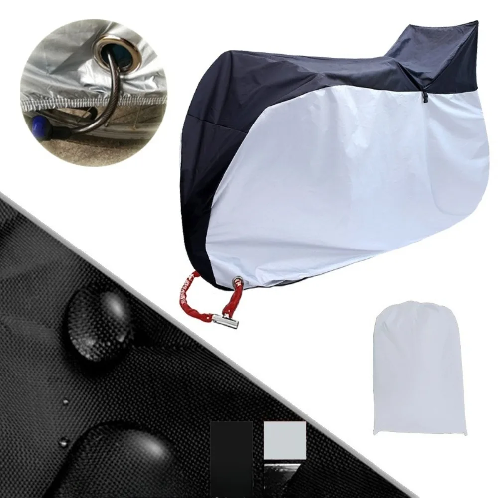 

210D Waterproof Bike Cover 90T Dustproof Rain Shield for Bicycle Outdoor Travel Protection