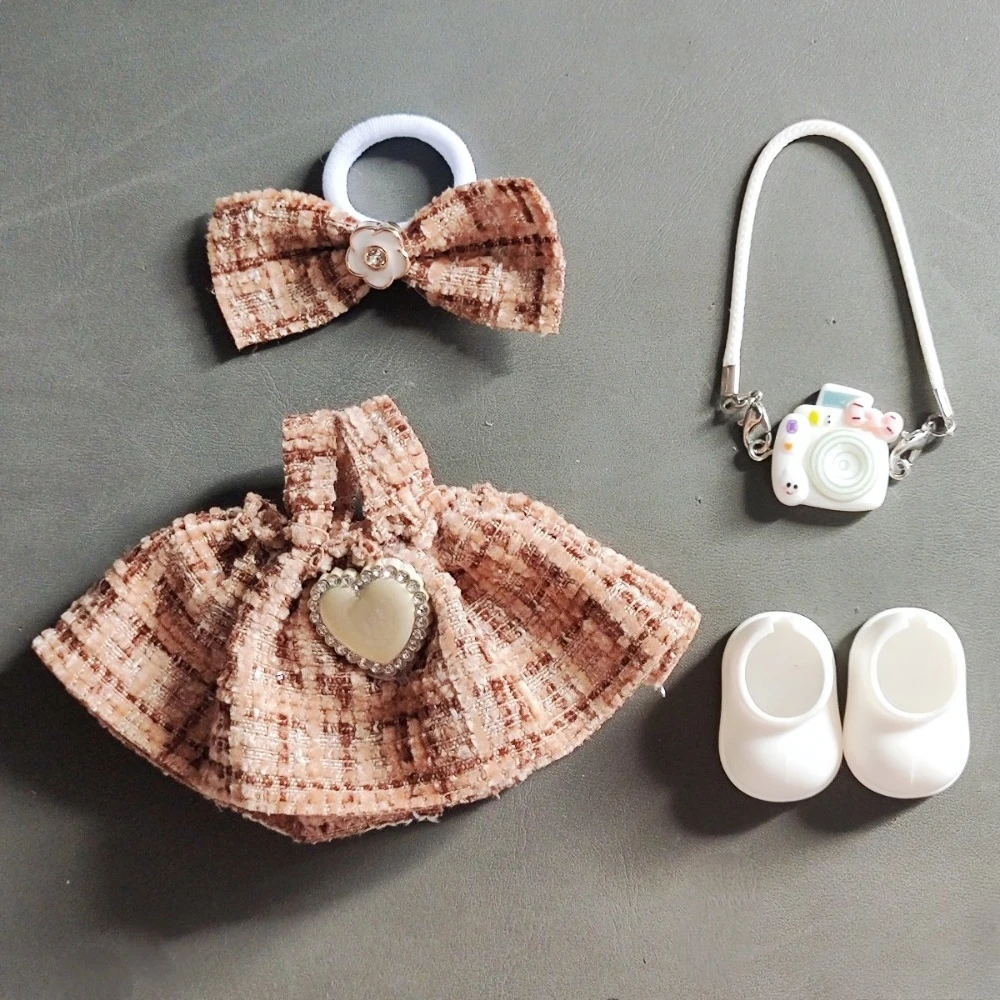 For V1V2 Labubu Doll's Fashion Sweet Clothes Labubu Outfit Accessories for DIY Gift Princess High-quality Dress Cloak