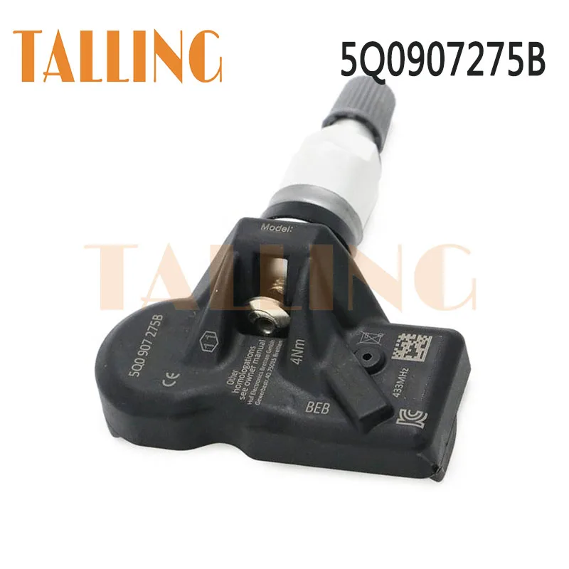 5Q 0907275 B TPMS مستشعر مراقبة ضغط الإطارات 433 ميجا هرتز لبورشه أودي ماكلارين VW بيتل جولف Eos جيتا تيغوان طوارق توران