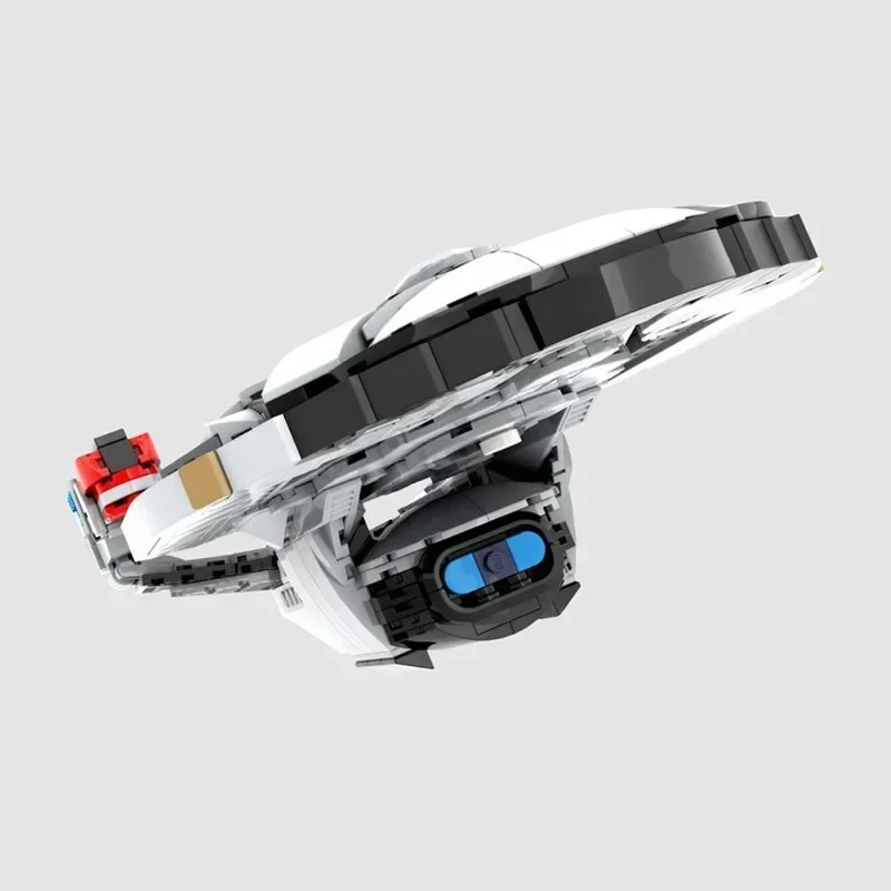 1050PCS USS Enterprise NCC1701-F 우주 전쟁 군사 MOC 우주선 전투 모델 맞춤형 퍼즐 건축 DIY 조립 모델 장난감