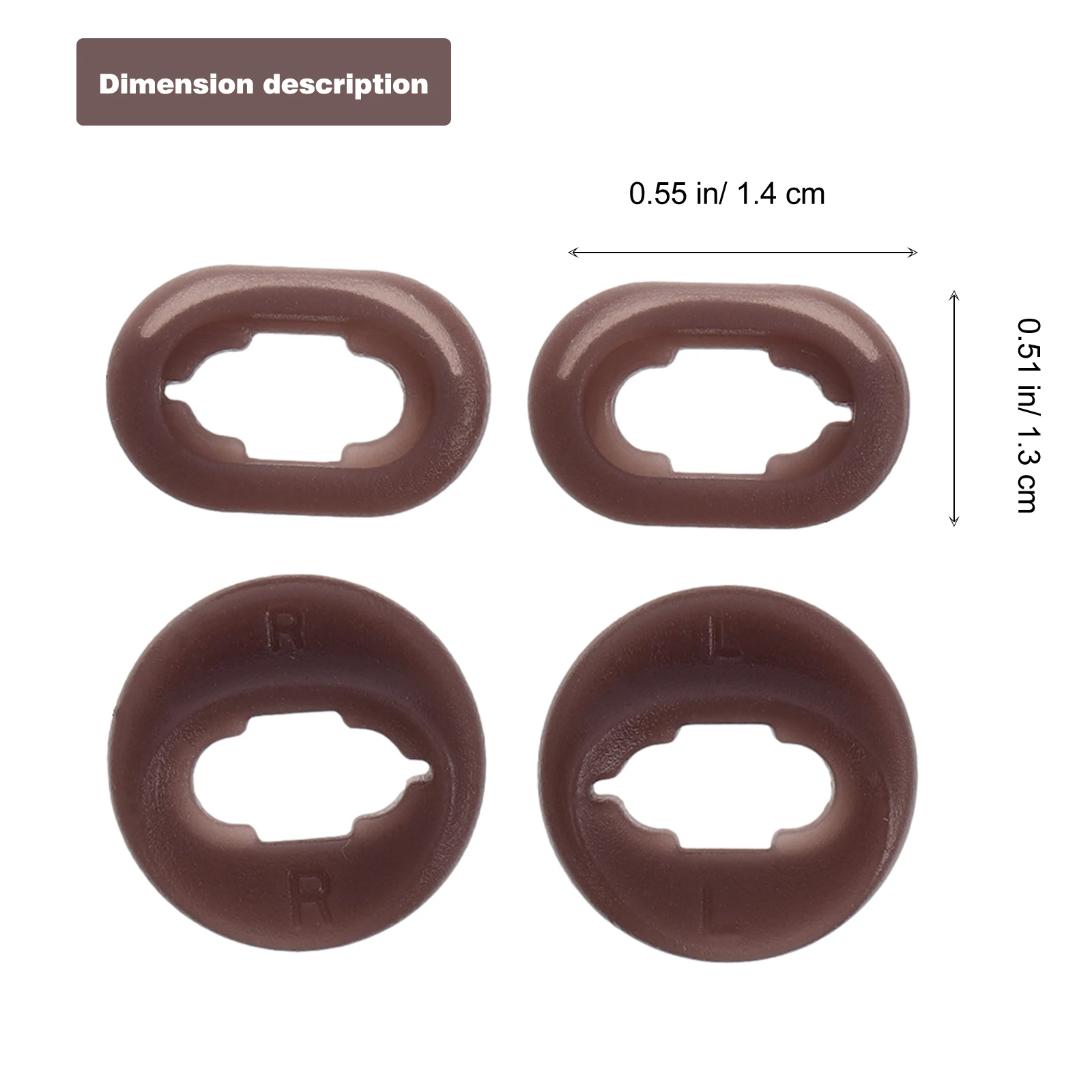 

Silicone Ear Adapter Replacement Tips For Washable Wireless Earphone Eartips Earbuds