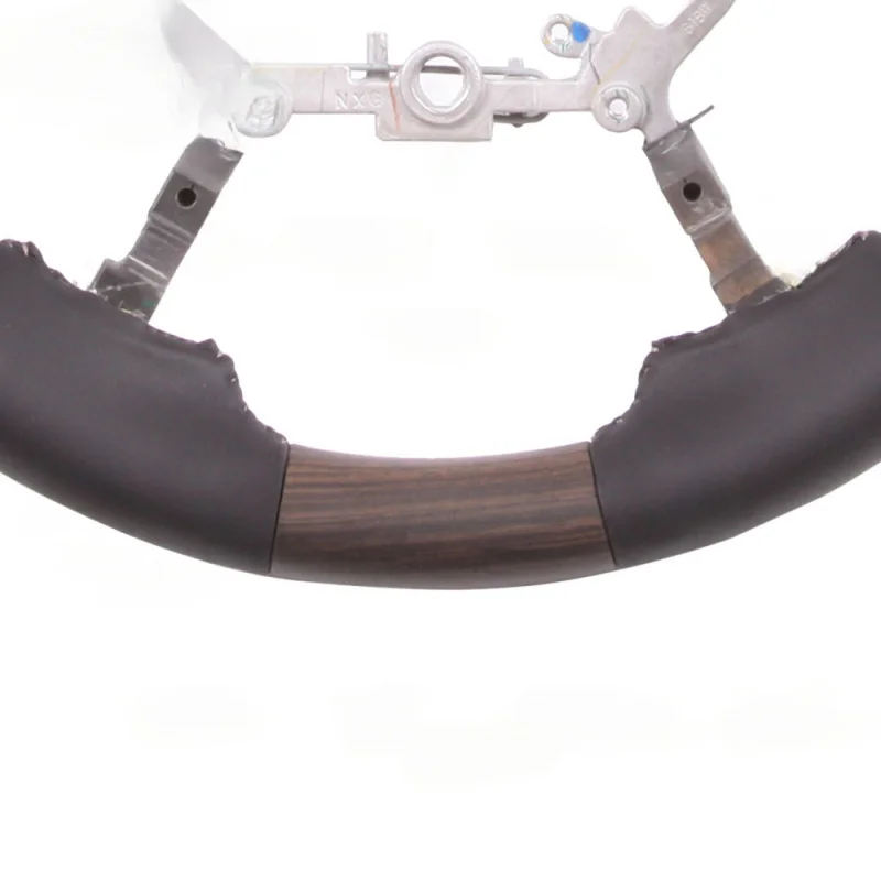 For Toyota Prado, Land Cruiser, Alphard & Vellfire | Elegant Peach Wood Steering Wheel