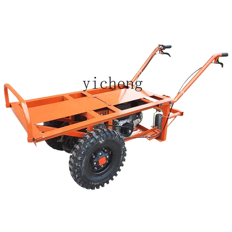 

Agricultural transport truck Three-wheel trolley double-wheel flatbed truck Construction site truck Electric chicken
