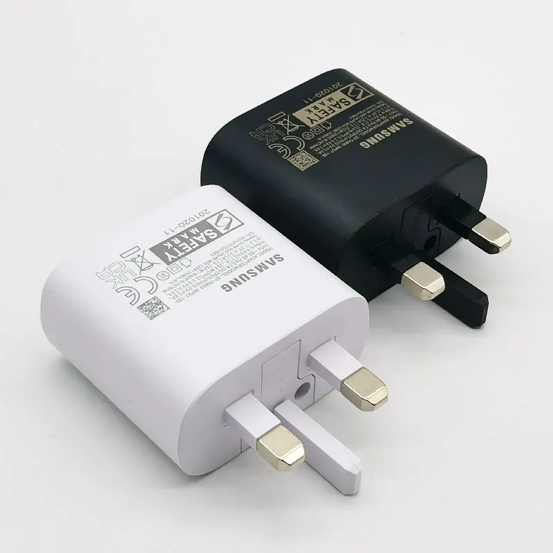 Samsung 25W UK Charger Super Fast Charge Adapter For Galaxy Z Flip Fold 6 5 4 3 2 S24 S23 S22 S21 S20 Note 10 Plus 20 Ultra A55 - náhled 5