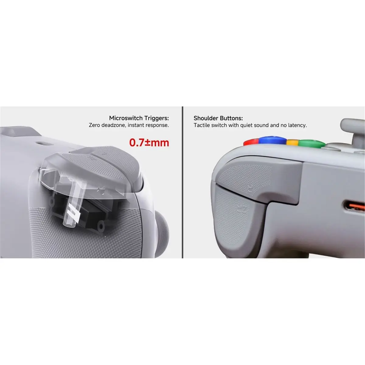 giftnew CHITU 2 HD Mechanical Bluetooth Controller for Switch 1/2 PC Android TMR Glide Sticks Gamepad with Charging Dock