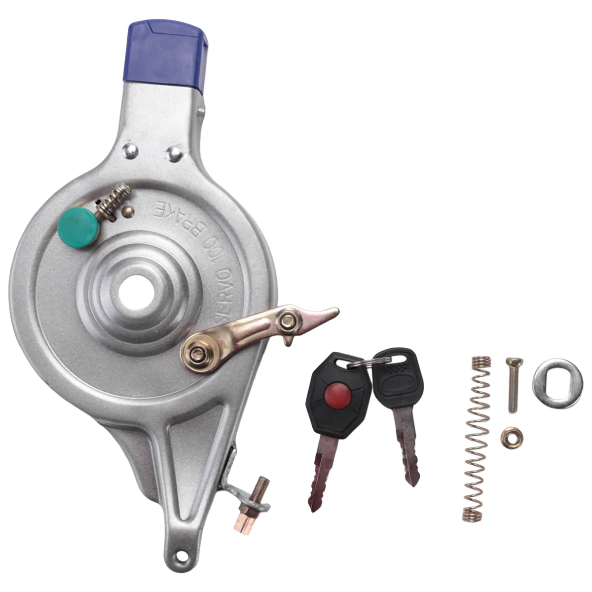 

New 100 Type Electric Bike Rear Drum Brake E Bike Rear Wheel Rise Brake with Lock E Bike Rise Brake