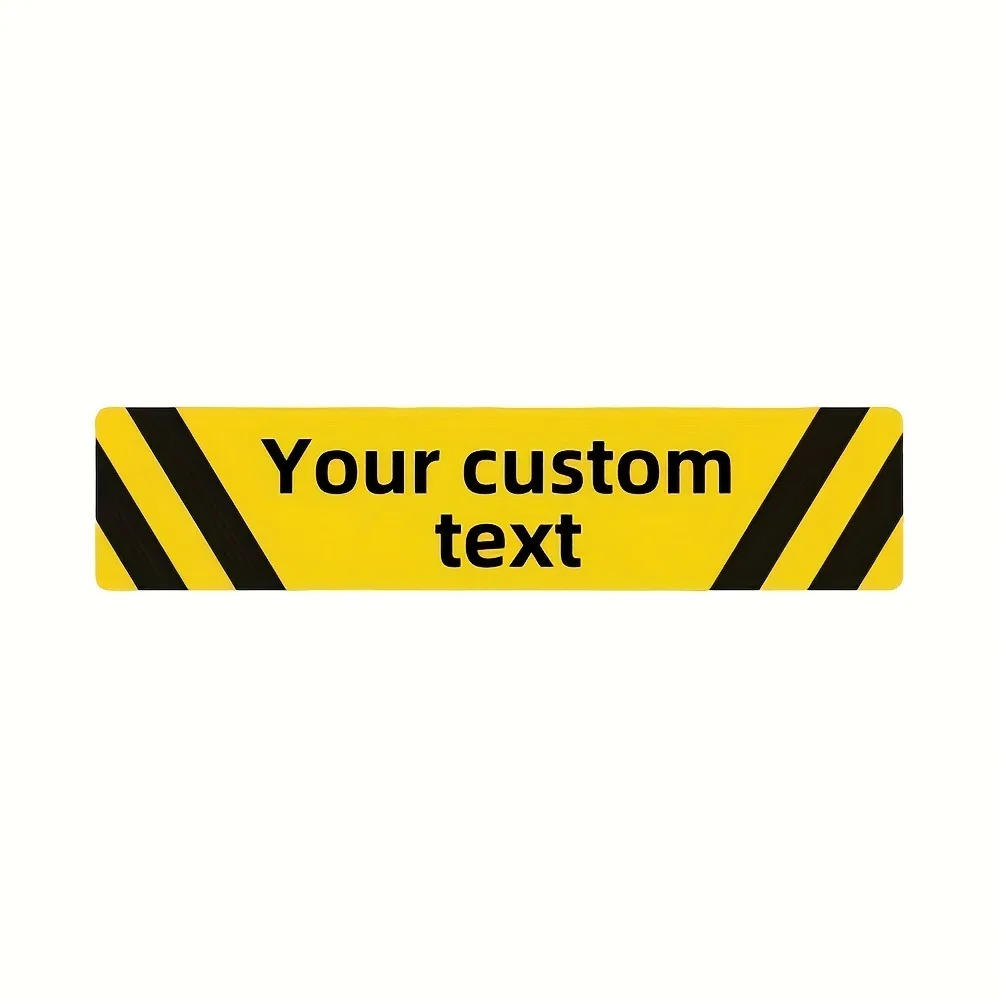 Custom Name Sign 16x4 Metal Decor Only Indoor Outdoor Home Office Shop Display Art 2D Flat