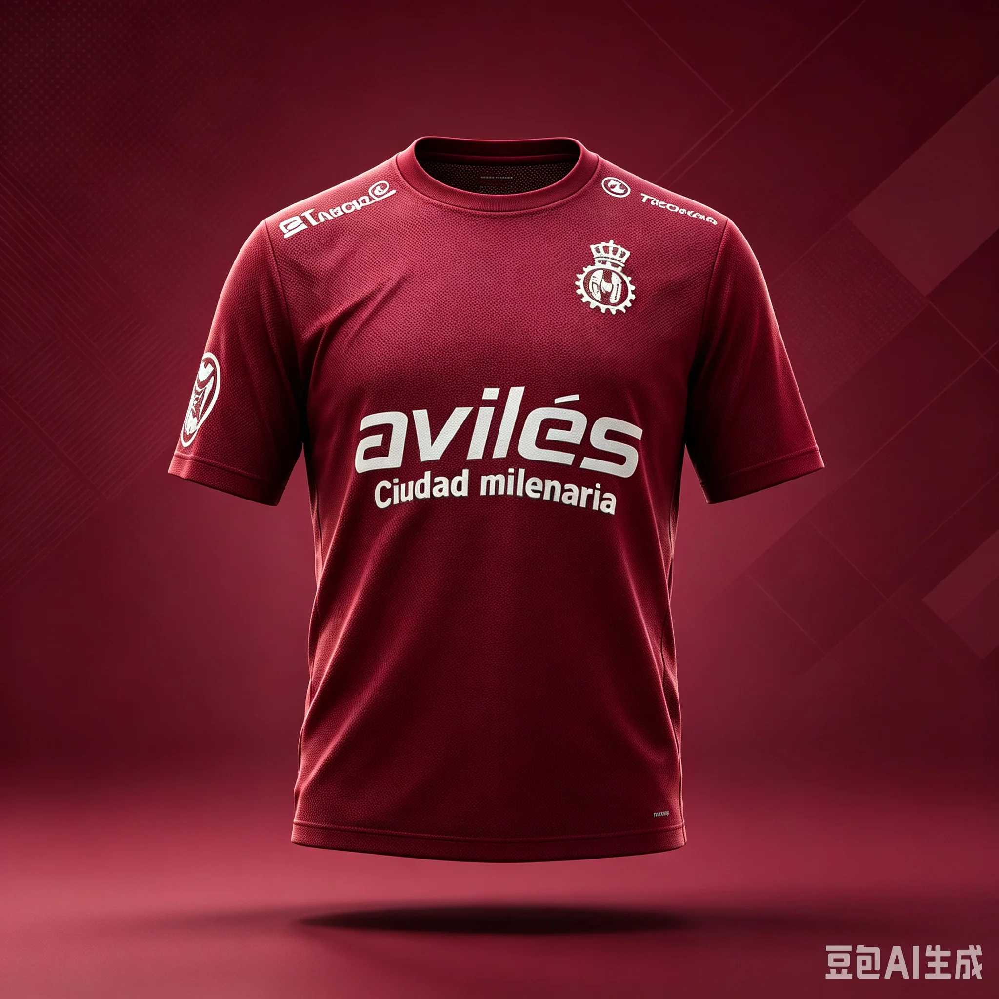 26-27 New Spain Mens Soccer Game Top Adult T-shirt Unisex Sports Real Avilés Training Breathable Quick-dry Home Football Jersey