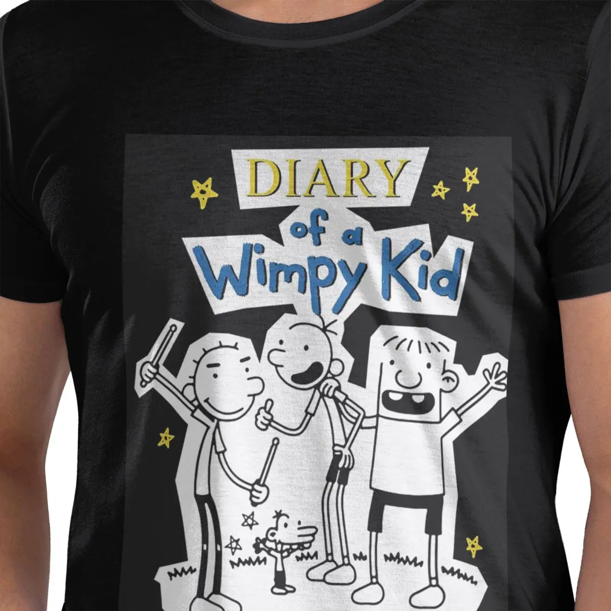 

Diary Of A Wimpy Kid Group 100% Cotton T-Shirt Men's Funny T Shirts Men Crew Neck Short Sleeve S-6XL