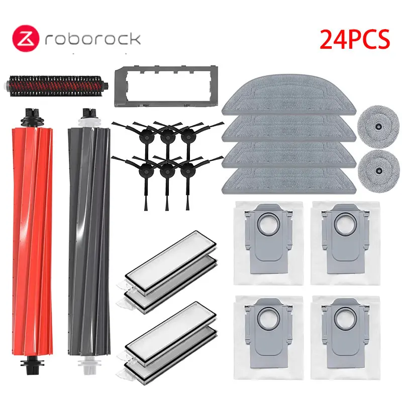 Roborock S8 MaxV Ultra Accessoires Robotstofzuiger Hoofdzijborstel Hepa Filter Mop Stofzakken Reserveonderdelen