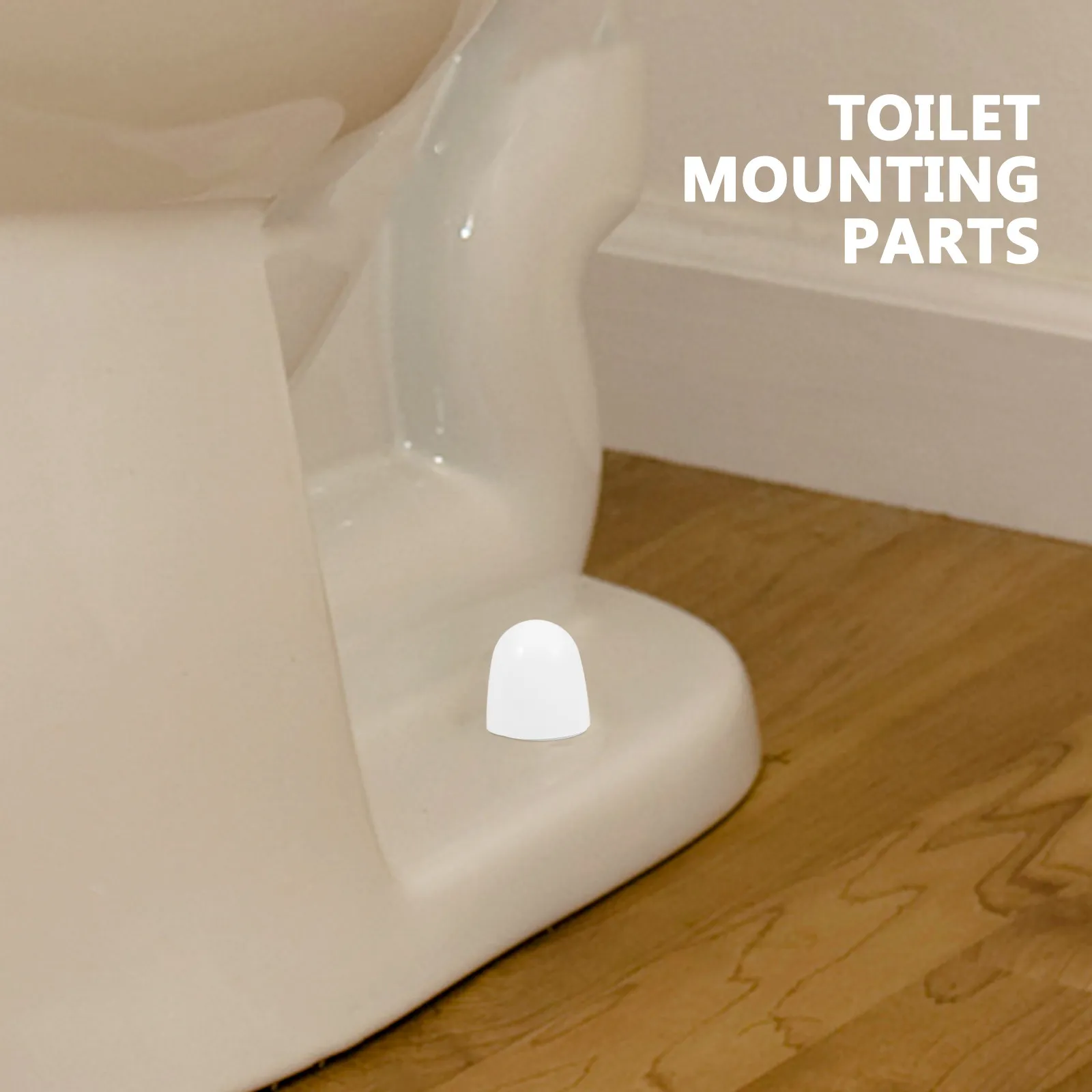 

4Pcs Toilet Bolt Caps Set Universal Installation Decorative Toilet Floor Bolts Covers Bathroom Screw Caps Replacement Parts