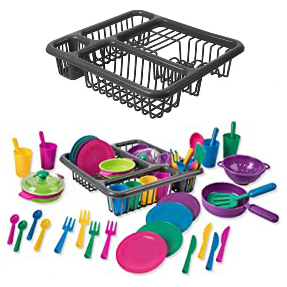 26点セット シミュレーション食器 ハウスキーピングおもちゃ ナイフ フォーク スプーン 皿 キッチン用品 ごっこ遊び 子供用 キッチン食器セット おもちゃ