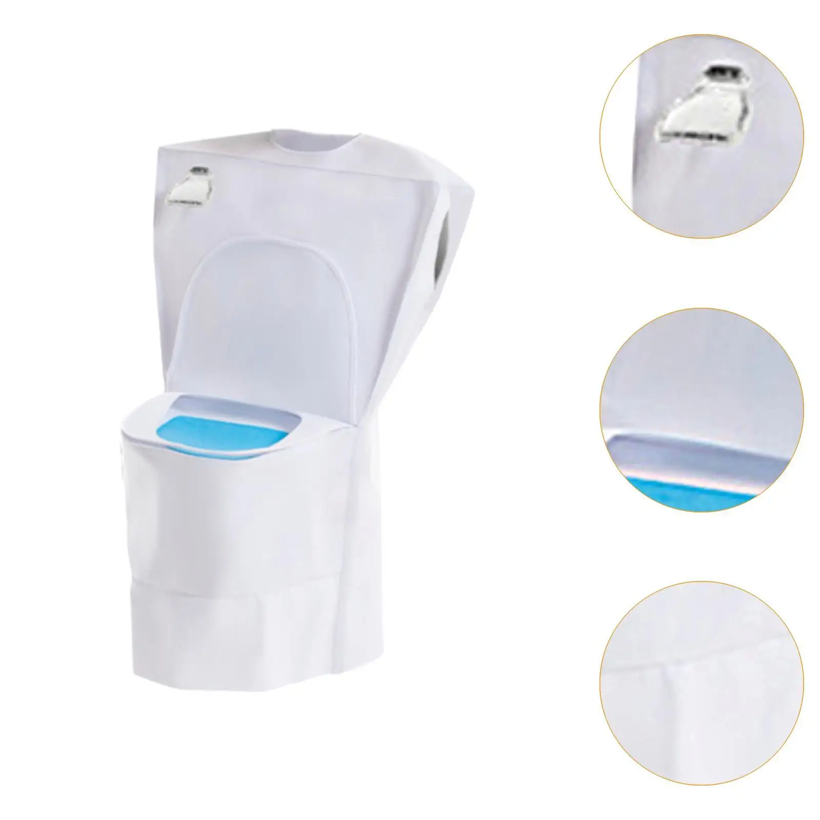 Kids Toilet Costume Halloween Funny Decor Comfortable Roles Play Dresng up