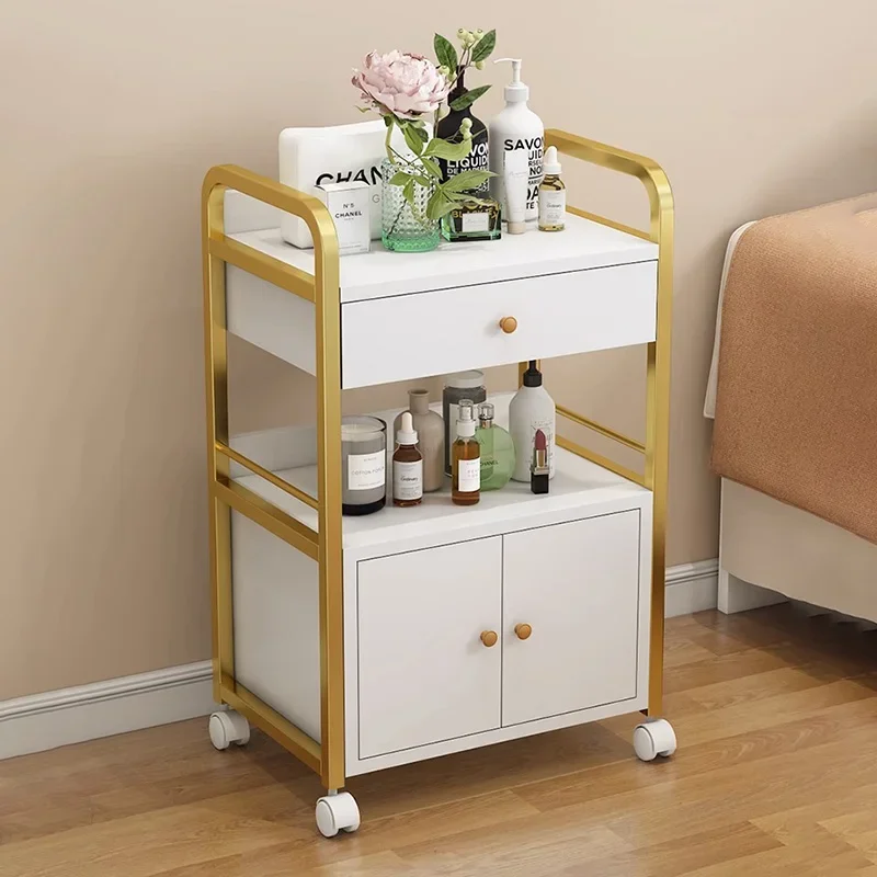 Unique Design Furniture Salon Nordic Classic Beauty Simple Hairdressing Trolley Trendy Luxury Cart With Drawers Salon Furniture