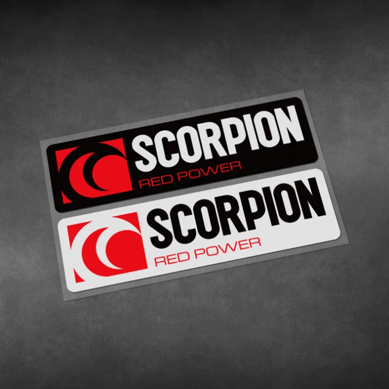 2Pcs Exhaust Pipe Decals Motorcycle Car Body Modification Sticker Waterproof Decorative Pegatinas Vinyl Material