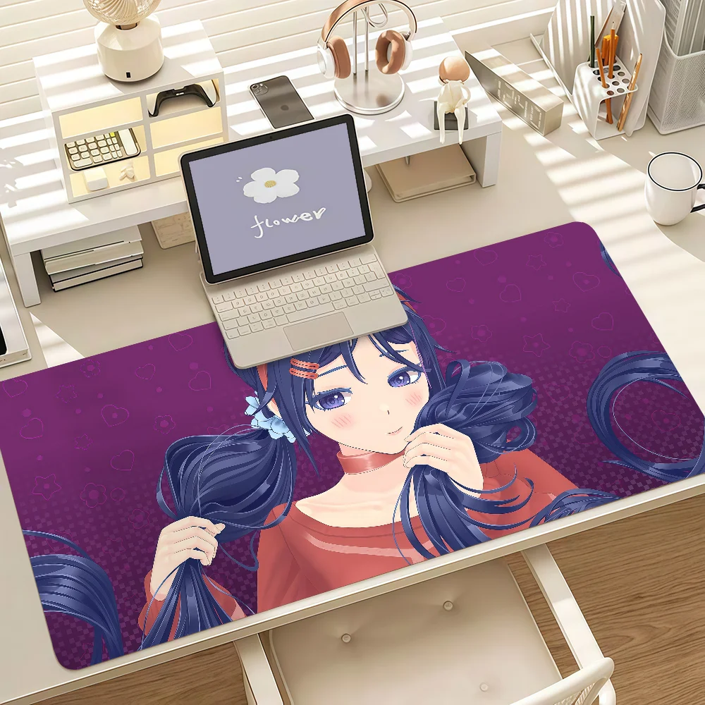 Board Game Heat - MiSide アニメ大型ゲーミングマウスパッド、滑り止めゴム製デスクマット、ノートパソコン用キーボードパッド、ホームゲーミングデスクトップ装飾