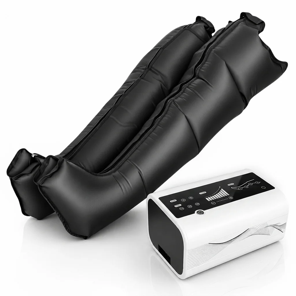 Pneumatic Adjustable Pressure Therapy Machine Circulation Compression Device Recovery Boots air Compression Leg Massager