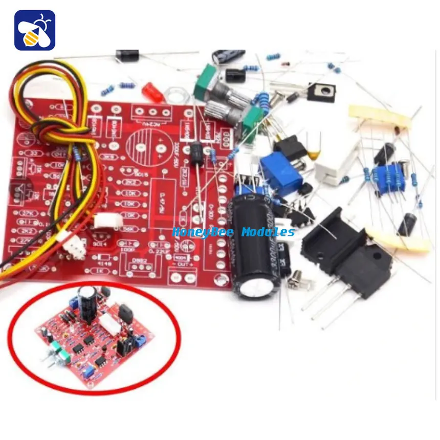 0-30V 2mA-3A adjustable DC regulated power supply Laboratory power supply Short circuit current limit protection DIY kit