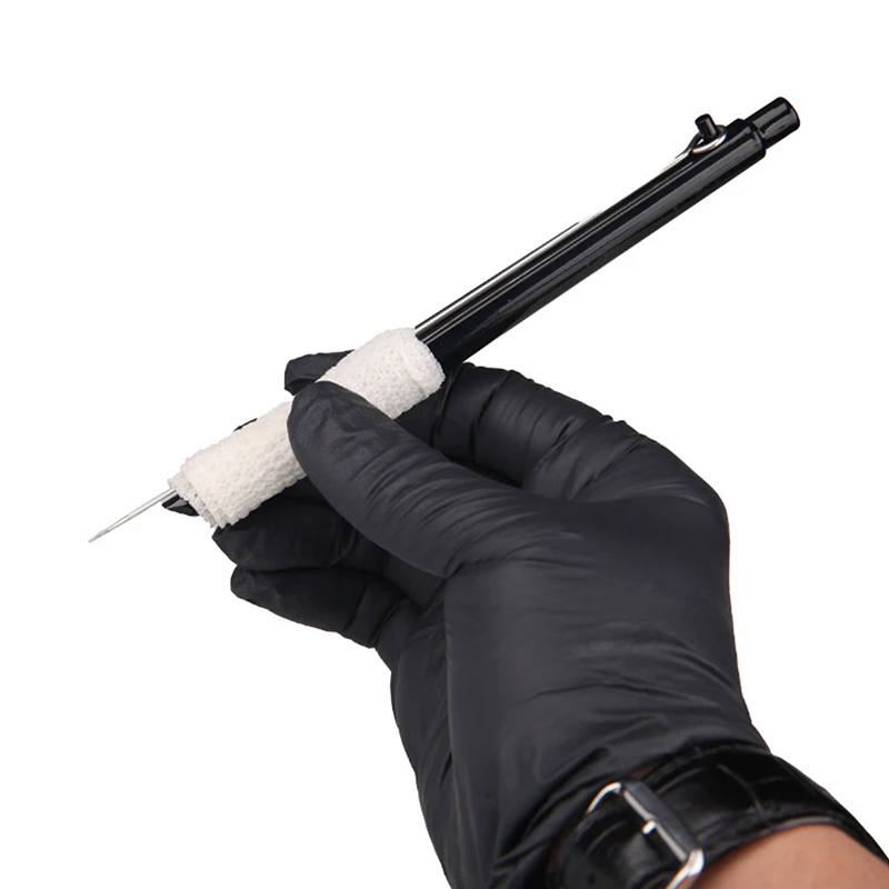 1Pc Black 3D Hand Poke And Stick Tattoo Manual Tool Pen Handpoke N Supplies Needles Accessories