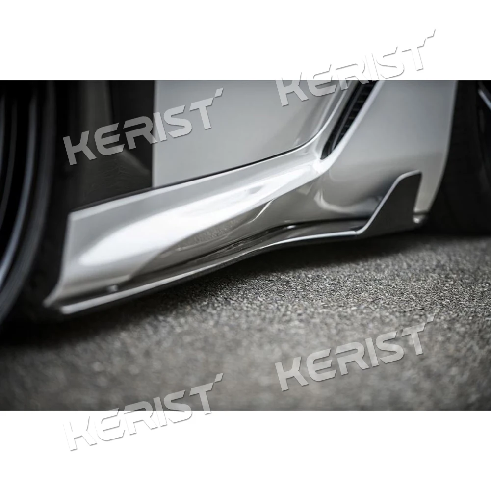 ألياف الكربون التنانير الجانبية LiP سبويلر ل 2017-2021 لكزس LC500 LC500H 2018-2023