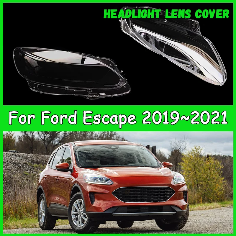 

For Ford Escape 2019 2020 2021 Car headlight lens cover Headlamp Shade Head Lamp headlight lamp cover automobil parts accessori