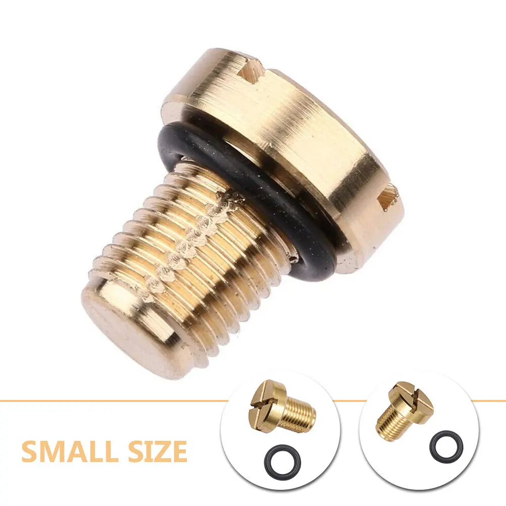 

Radiator Bleeder Screw Copper Plastic High Durability Coolant Air Bleeder Screw Easy Install Radiator Expansion Tank Reservoir