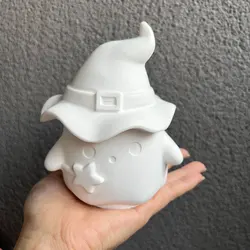 Halloween Ghost Witch Storage Box Mold DIY Pumpkin Storage Jar Concrete Tray Candlestick Gypsum Resin Silicone Mold