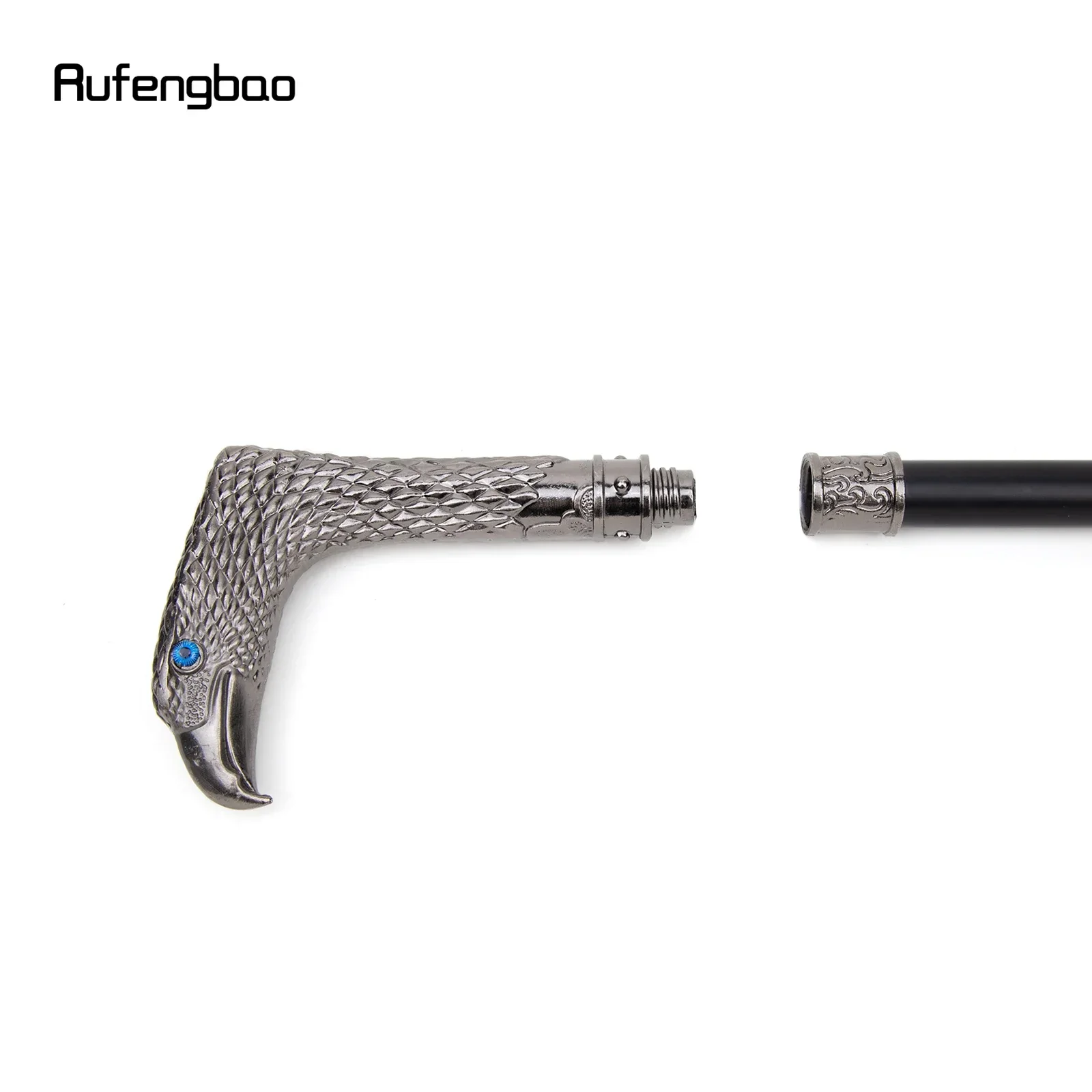 ไม้เท้าแฟชั่นแบบข้อเดียว ลายอินทรีตาสีฟ้าสดใส สำหรับตกแต่ง คอสเพลย์แวมไพร์ งานปาร์ตี้ ไม้เท้าฮาโลวีน ไม้เท้ายาว 93 ซม.