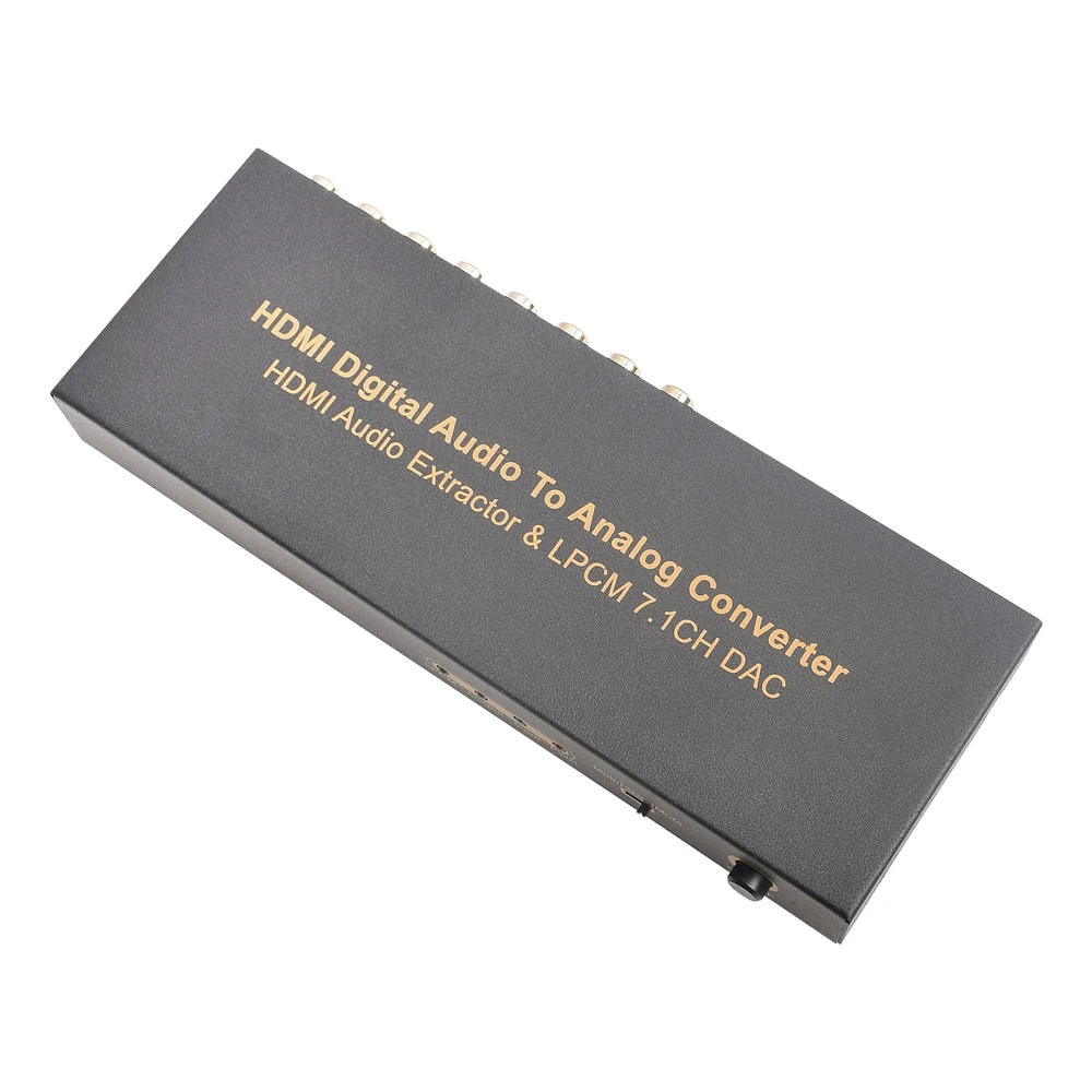HDMI 2.0 Audio Extractor RCA 7.1 LPCM for Switch Gaming  not DTS AC3  4K 60Hz