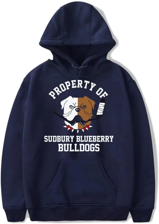 Shoresy TV Series Sudbury Blueberry Bulldogs 69 Logo Hoodie Sweatshirt Hip Hop Pullover Unisex