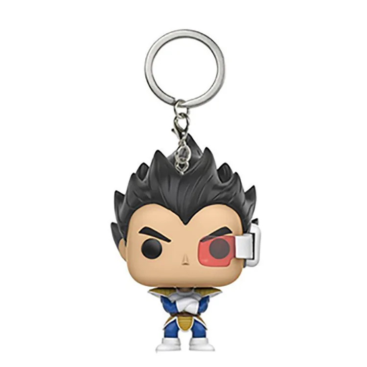 Funko Dragon Ball Goku Vegeta Keychain Anime Pendant Key Ring Collectible Figure Accessories Kids Birthday Gift - view 3