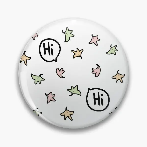 Heartstopper Charlie And Nick Hi  Soft Button Pin Lapel Pin Creative Gift Clothes Collar Badge Hat Brooch Funny Women Jewelry