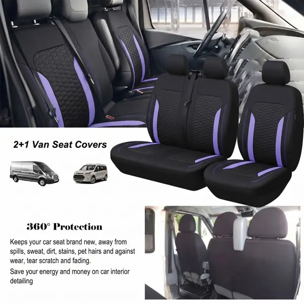 

AUTOKING Universal Gray Mesh Seat Covers For Car With 3 Zipper Rear Seat Split Airbag Compatible Fit For Most Car SUV Truck VAN