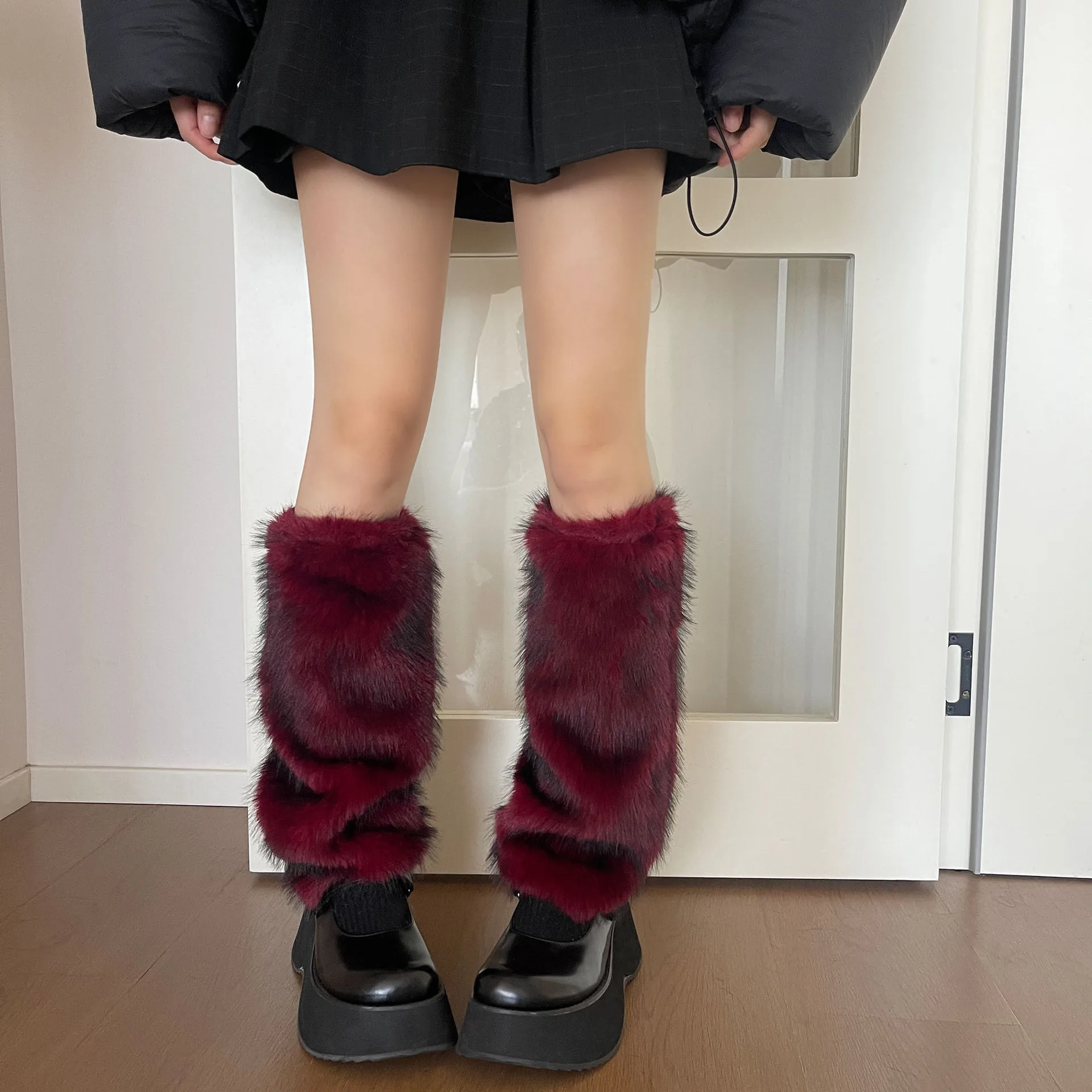 

Sweet Cool Girls Y2k Fashion Trendy Leg Warmers Shibuya Hottie Winter Leg Warmers Furry Warm Millennium Vintage Sock Warmers