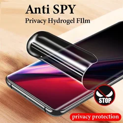 Privacy Hydrogel Film Screen Protector for Realme GT 6T GT Neo 6 Note 50 Narzo N63 C63