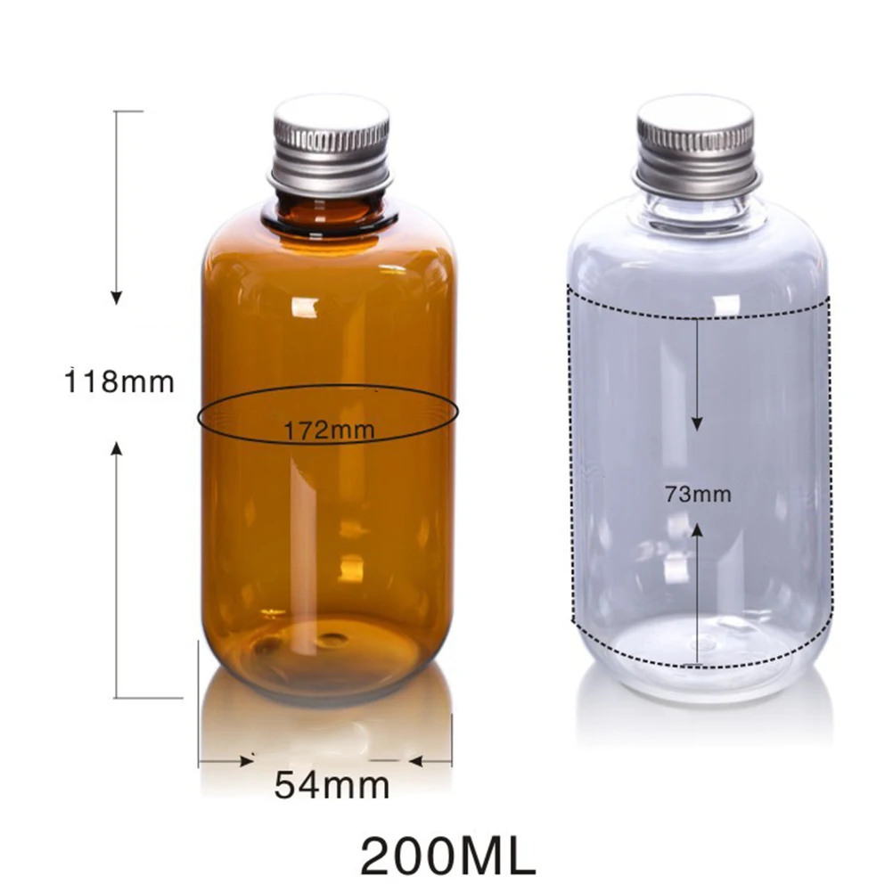 

10 pcs Packaging Bottle Travel Shampoo Container Leakproof Plastic Empty Bottle for Lotion Water Perfume
