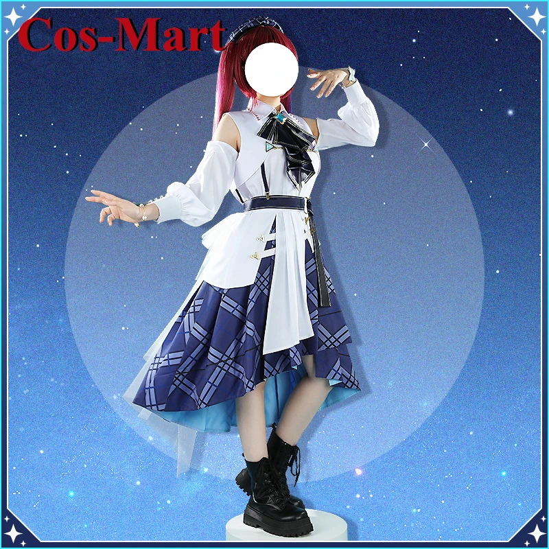 Cos-Mart Anime VTuber Hololive Houshou Marine/Hakui Koyori/Shiranui Cosplay Costume Lovely Uniform Activity Role Play Clothing