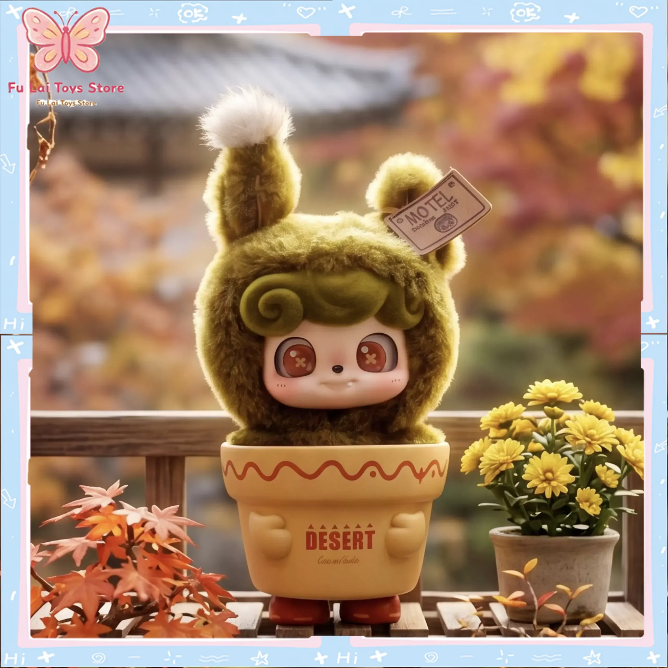 

Genuine JOTOYS Q Baby Potted Plant Story Series Plush Pendant Blind Box Kawaii Stuffed Toy Desktop Ornament Gift for Girls