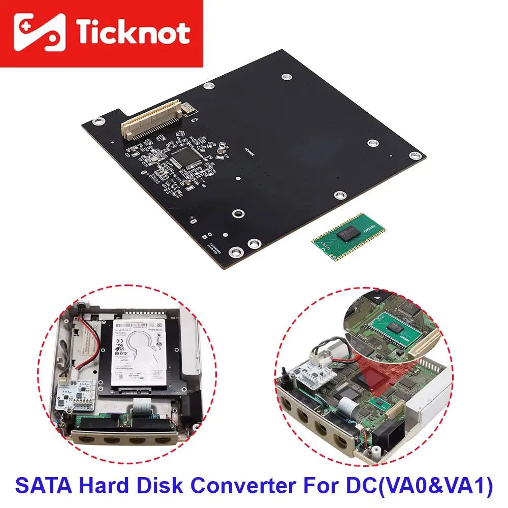 2,5 "SATA адаптер жесткого диска игровой конвертер для консоли Sega Dreamcast поддержка DC VA0 VA1 материнская плата Bios Mod