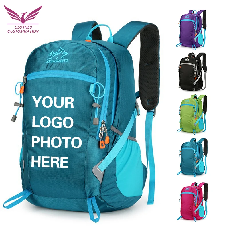 Custom Lightweight Backpack For Men Women Weekend Travel Knapsack With LOGO Outdoor Hiking Back Pack Sports Cycling Bags