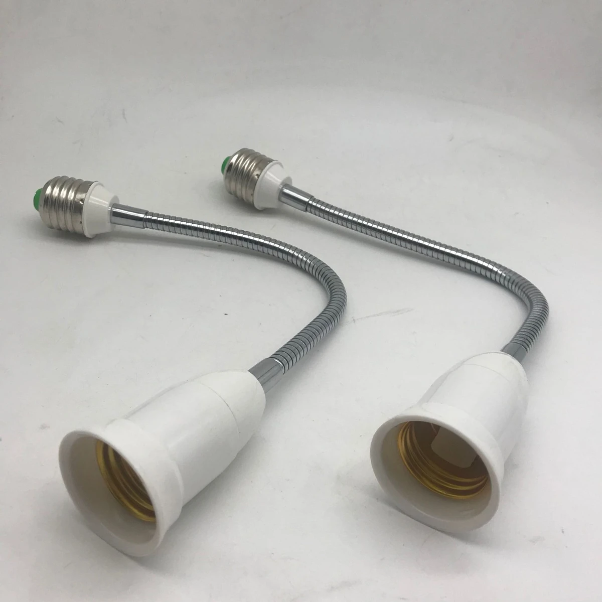 E27 to E27 Flexible Lamp Socket Extender 110V 220V Rotating Base Lamp Holder 20/30/35/50/60cm Extension Converter