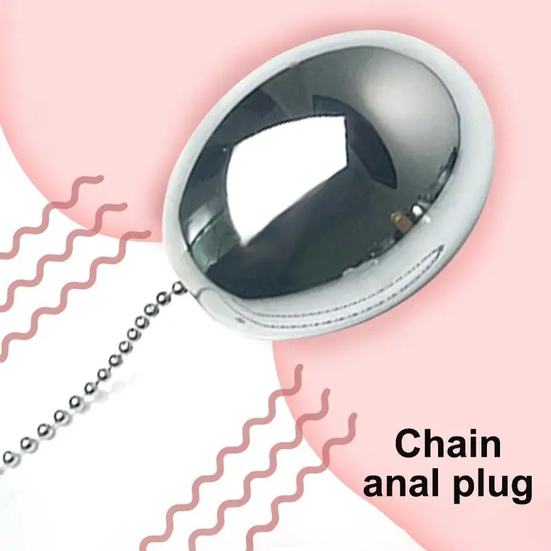 Stainless Steel Big Anal Balls Butt Plug Prostate Beads Male Masturbator Dilator Egg Female Plug - Metal Anal Toys for Men Women view 3