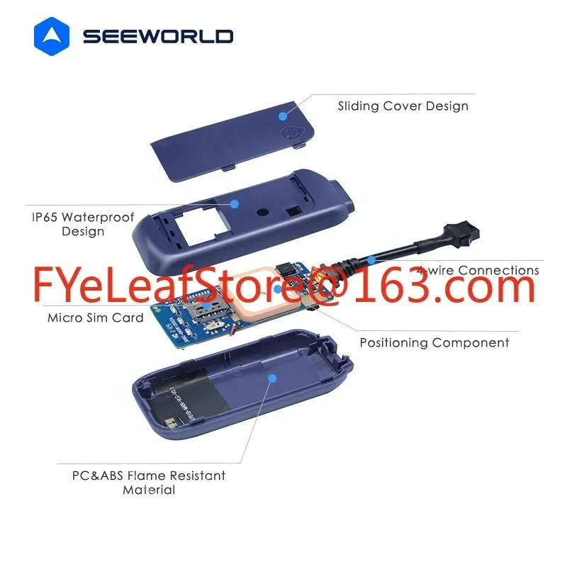 Quellcode R12L GPS-Positionierung 4G LTE ACC Zustand schneiden Öl Locator, offen