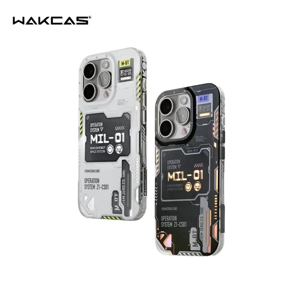 

WAKCAS for IPhone 15 Pro Max IPhone 16 Pro Max Personalized Phone Case Space Station Phone Case Magsafe Magnetic Frosted Gifts