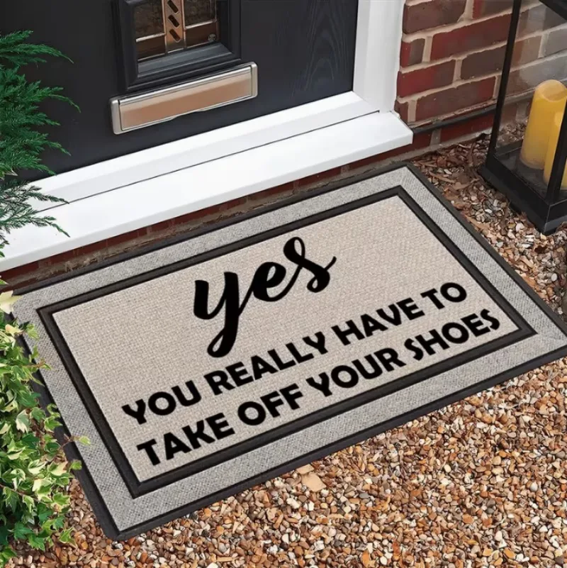 Jesus The Way The Truth The Life Doormat Christian Faith Themed Non Slip Entrance Mat for Home Decor