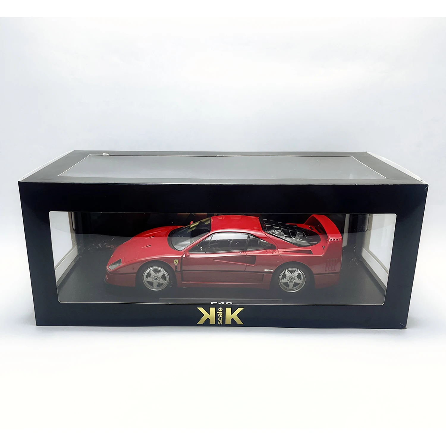 KK 1:18 Scale Diecast Alloy Ferrari F40 Supercar Toys Cars Model Classics Adult Collectible Souvenir Gifts Static Display