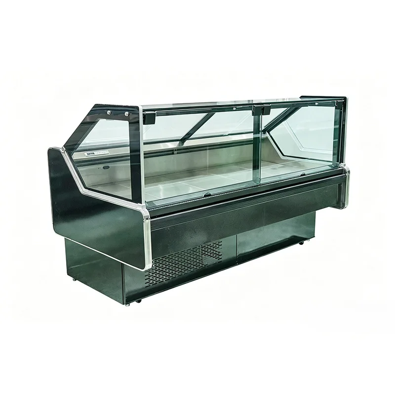 Commercial cooked food display cabinet Supermarket braised vegetables fresh cold vegetables duck neck freezer front flip