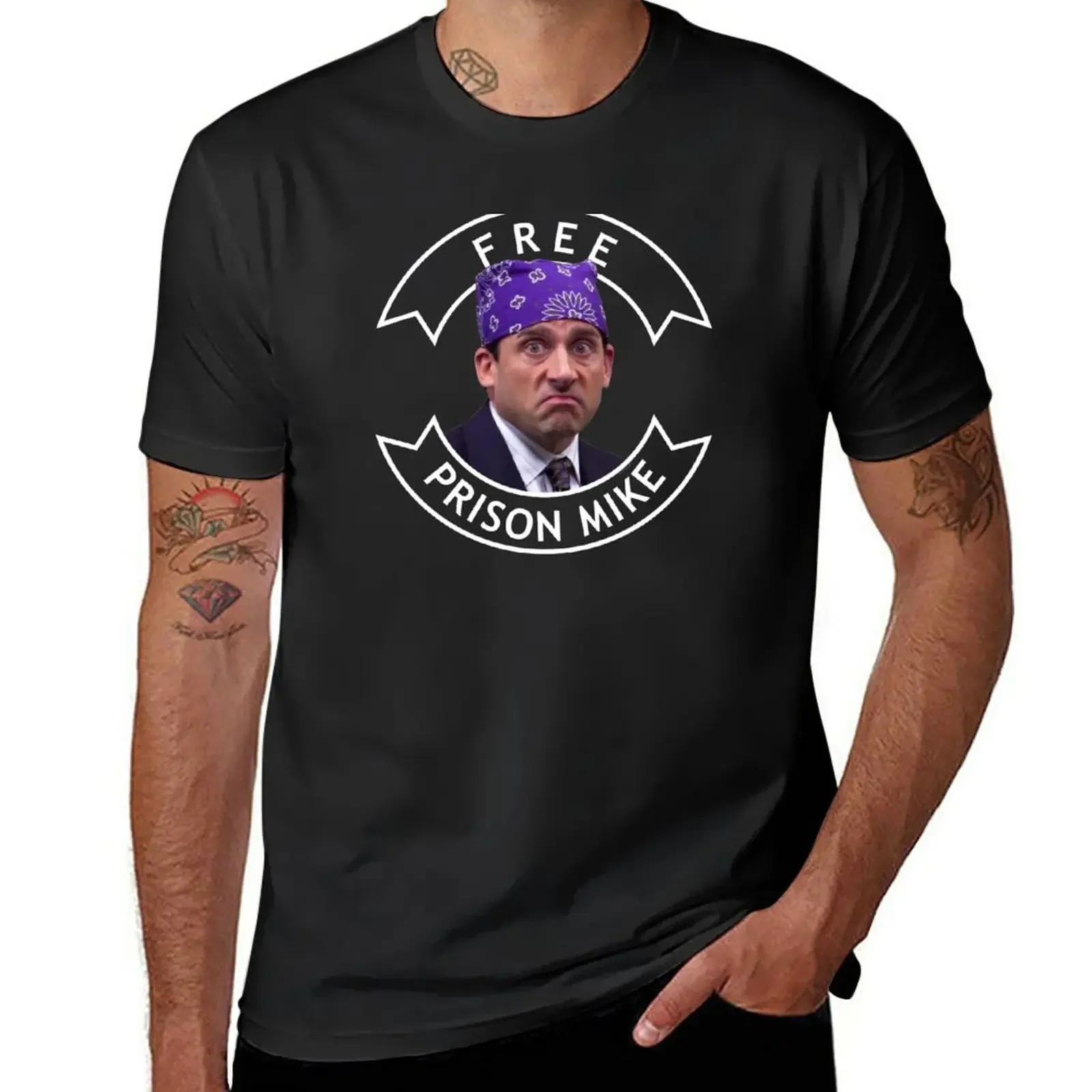 

Free Prison Mike T-Shirt hippie clothes customs workout shirts for men