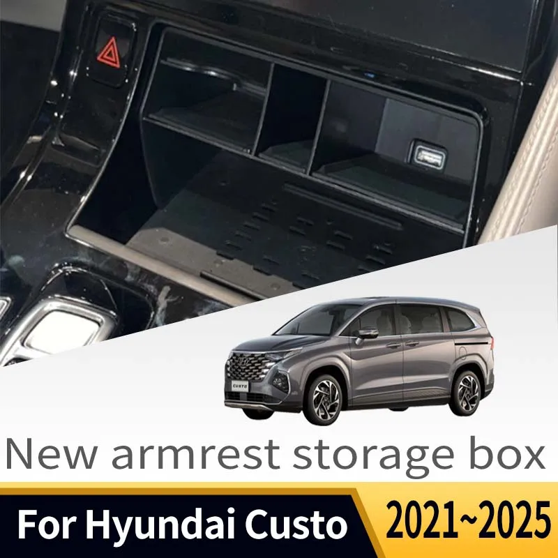 

Suitable For Hyundai Custo Hyundai Custin KU 2021~2025 Car Central Control Armrest Storage Box Multifunctional Auto Accessories